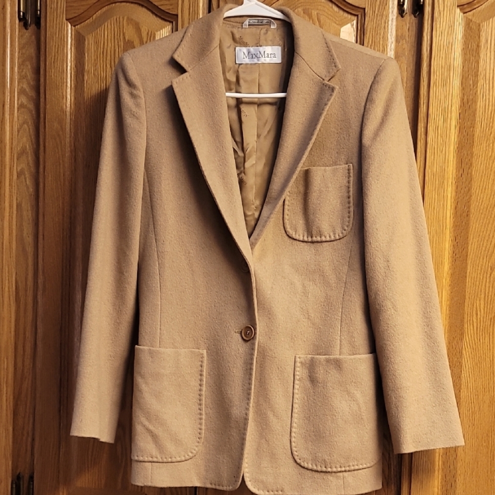 MaxMara Women's Camel Blazer